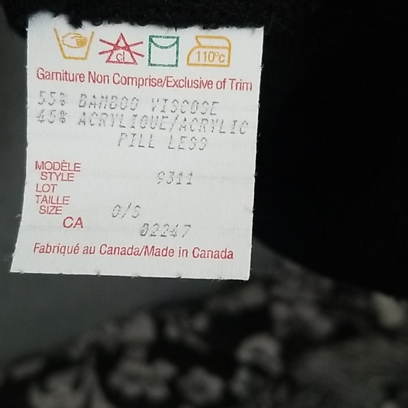 EUC rare black tunic style that hits top of waist - Picture 8 of 8